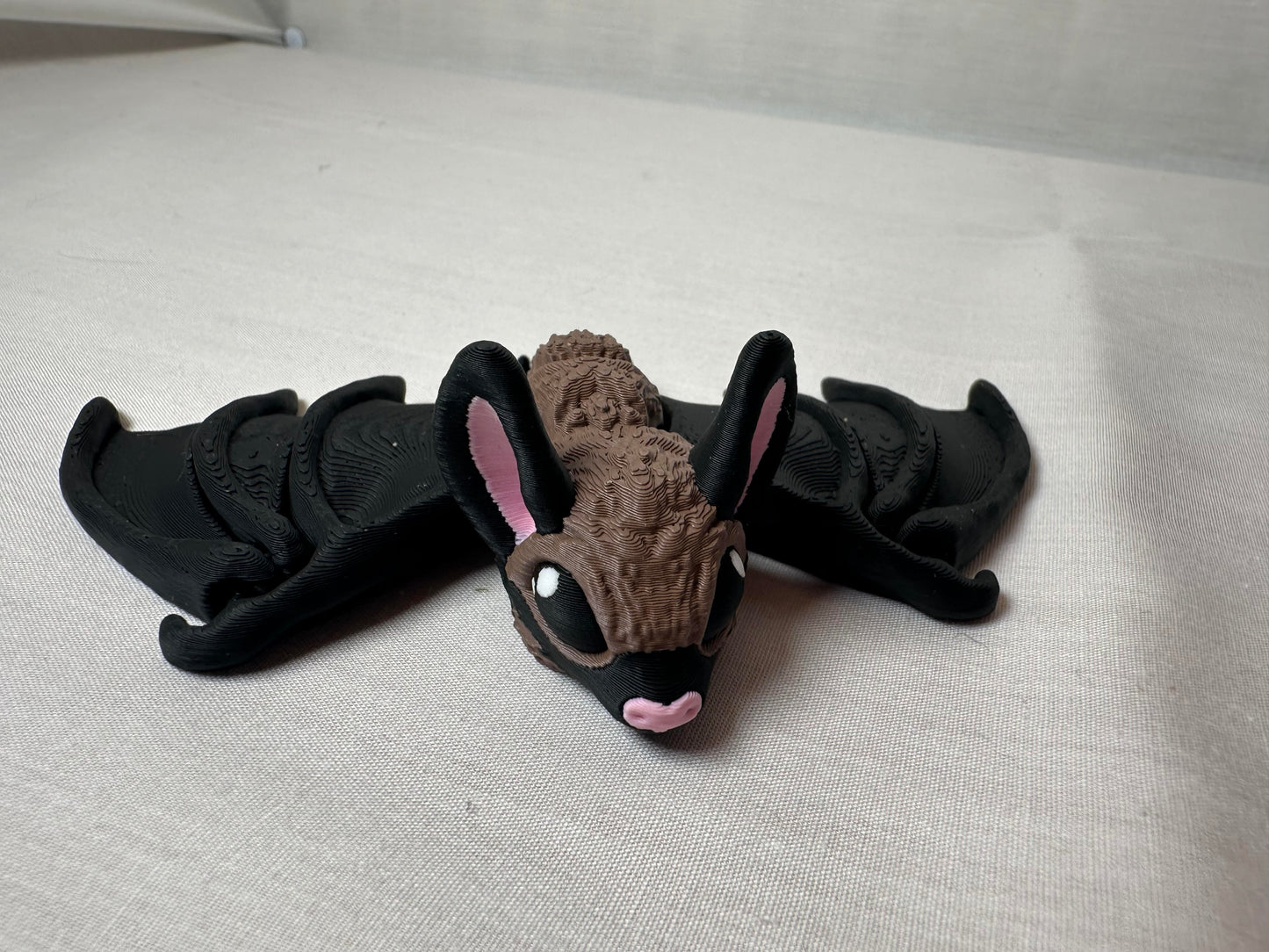 3D Printed Articulating Bat Decorative Figurine Refrigerator Magnet