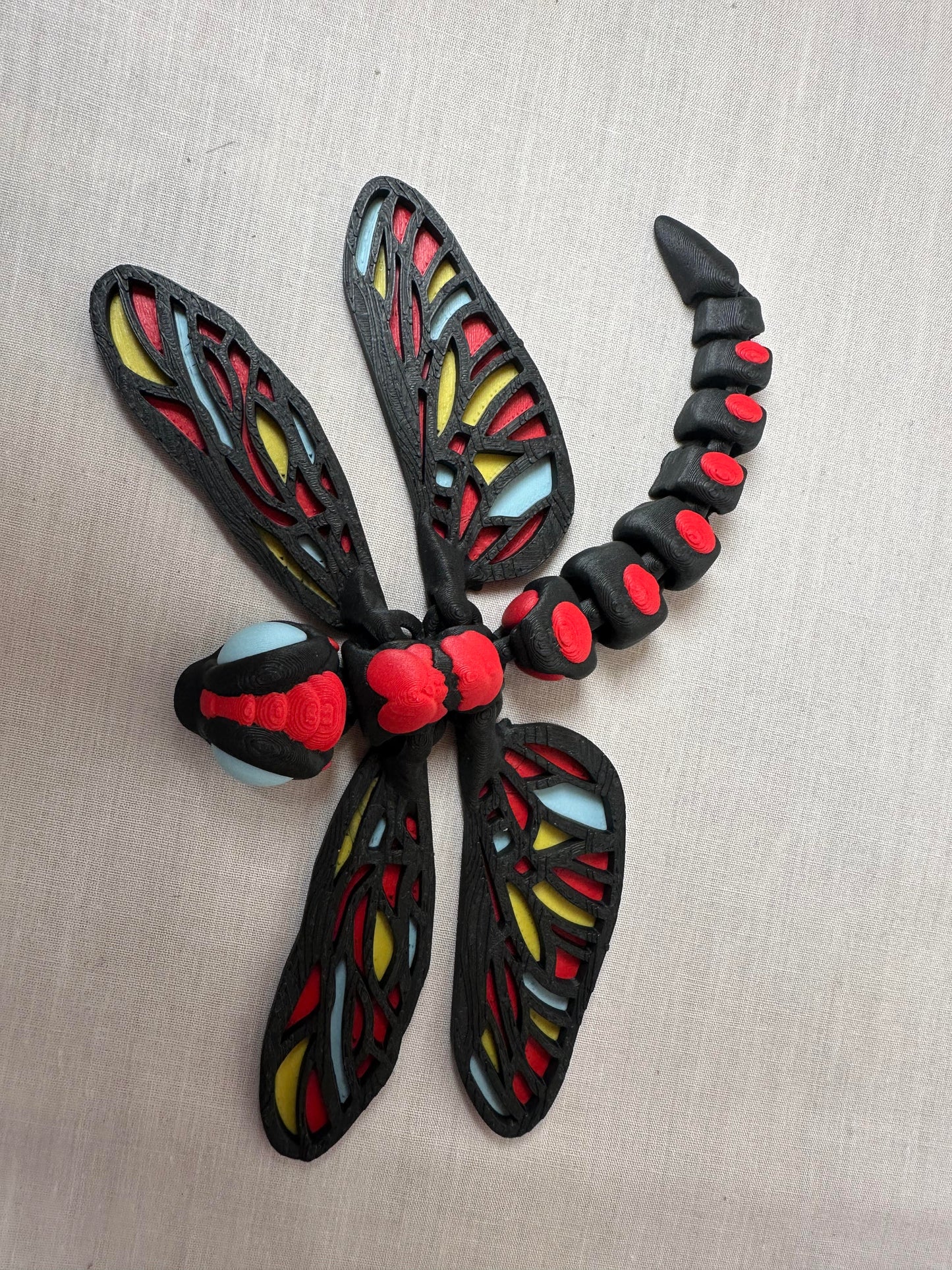 3D Articulating Dragonfly Decorative Figurine Fidget