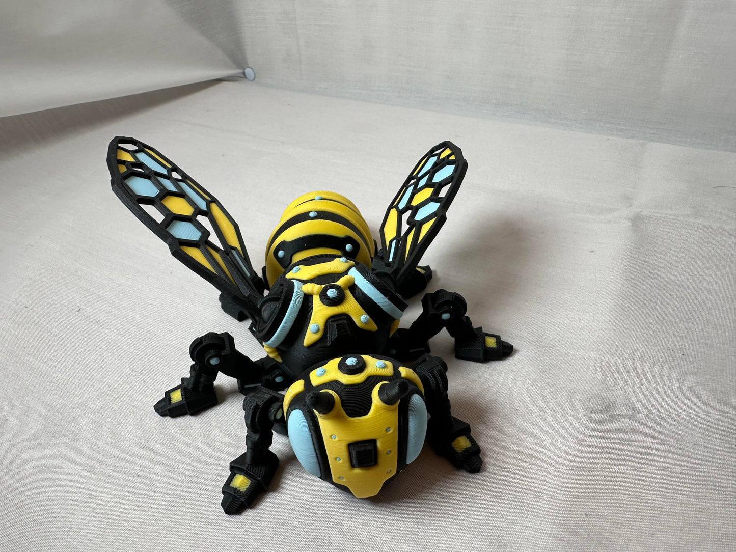 3D Articulating Cyber Bee Decorative Figurine Fidget