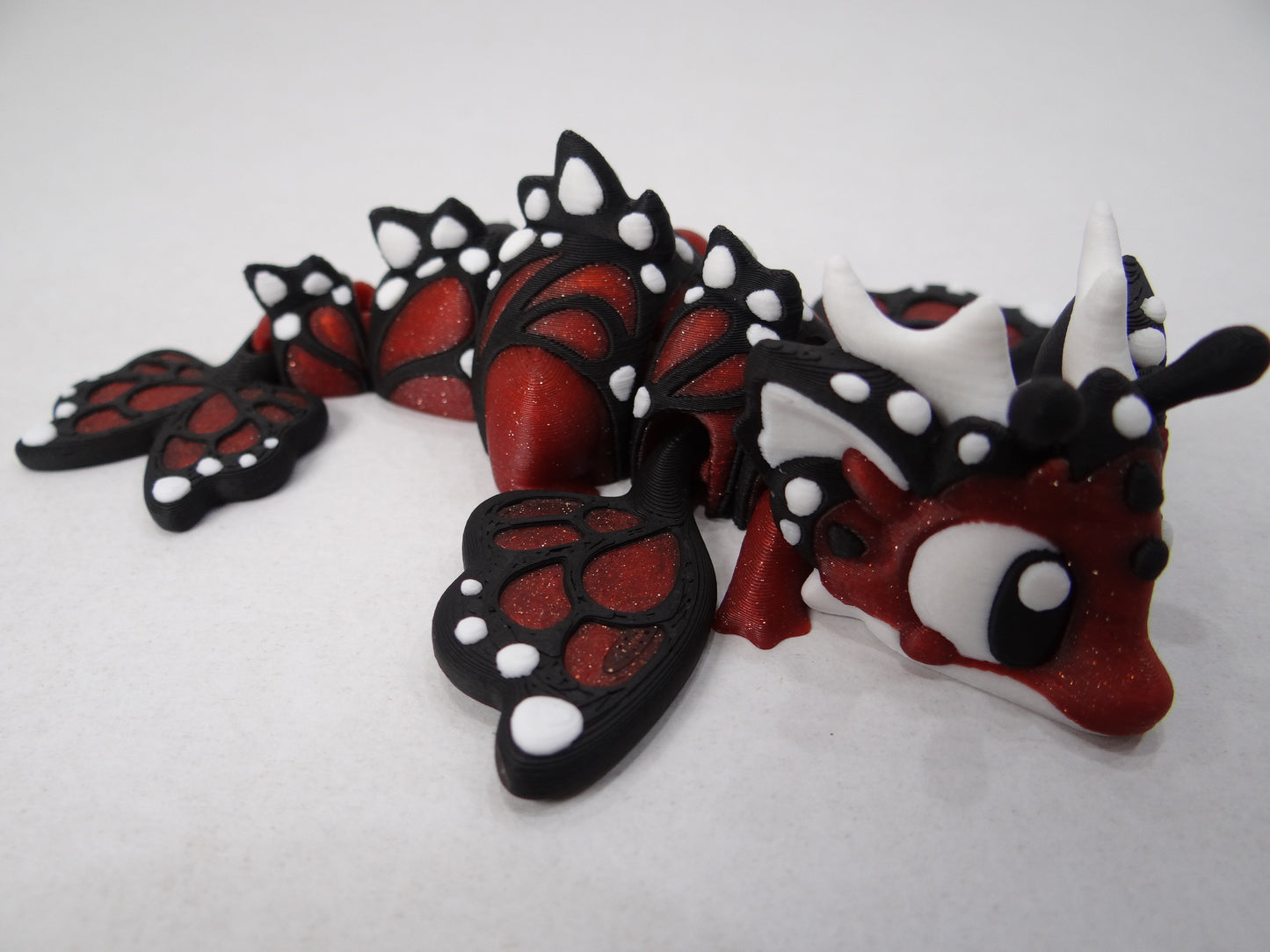 3D Printed Magnetic Baby Butterfly Dragon – Articulating Fantasy Creature
