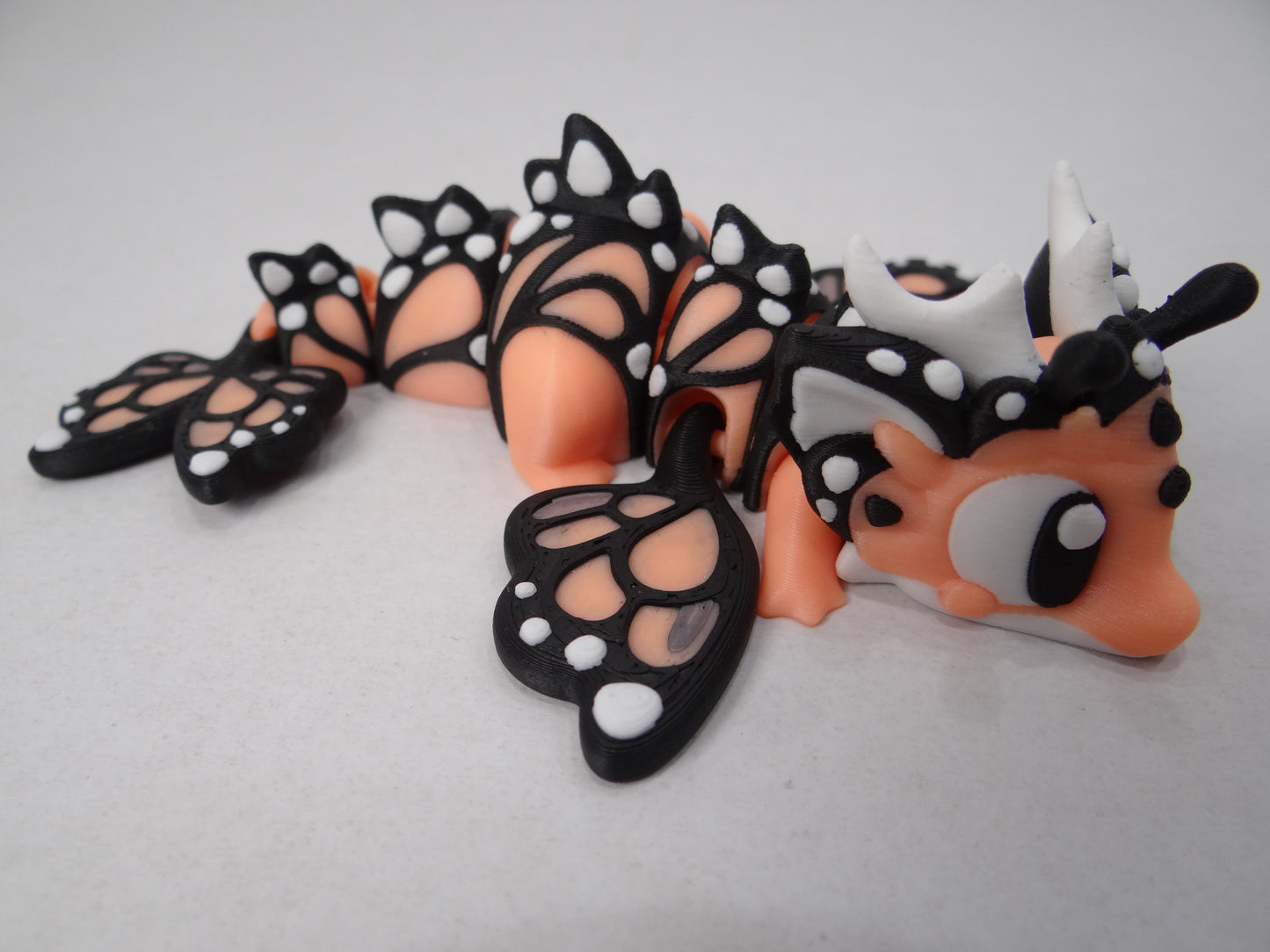 3D Printed Magnetic Baby Butterfly Dragon – Articulating Fantasy Creature