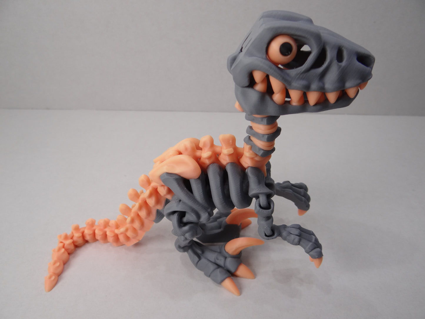 3D Printed Articulating Skeleton Raptors – Fantasy Fossil Fun