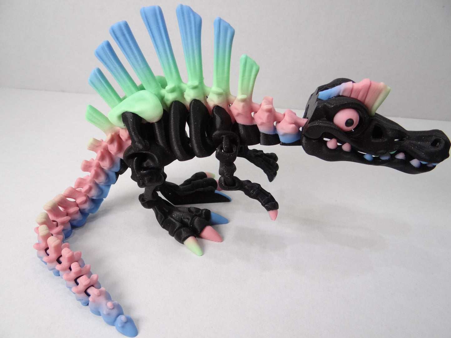 Articulating Skeleton Spinosaurus – 3D Printed Dinosaur Fossil Collectible