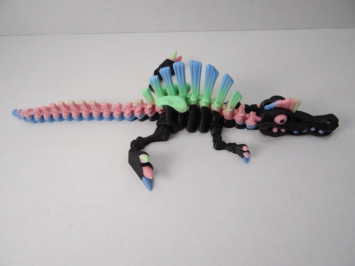 Articulating Skeleton Spinosaurus – 3D Printed Dinosaur Fossil Collectible