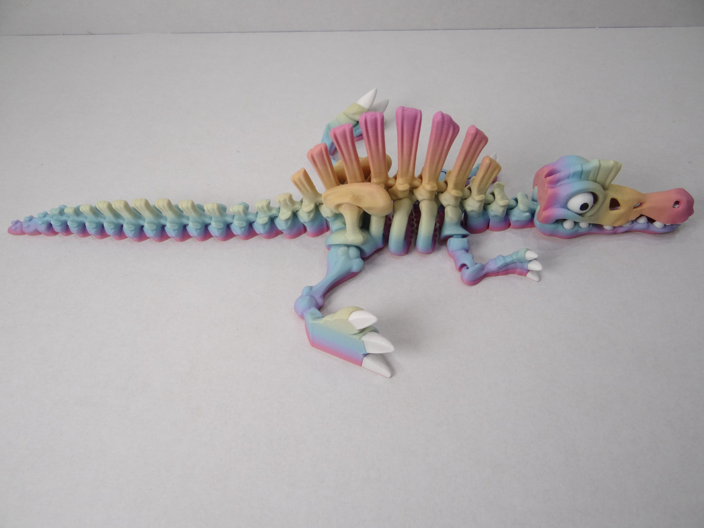 Articulating Skeleton Spinosaurus – 3D Printed Dinosaur Fossil Collectible