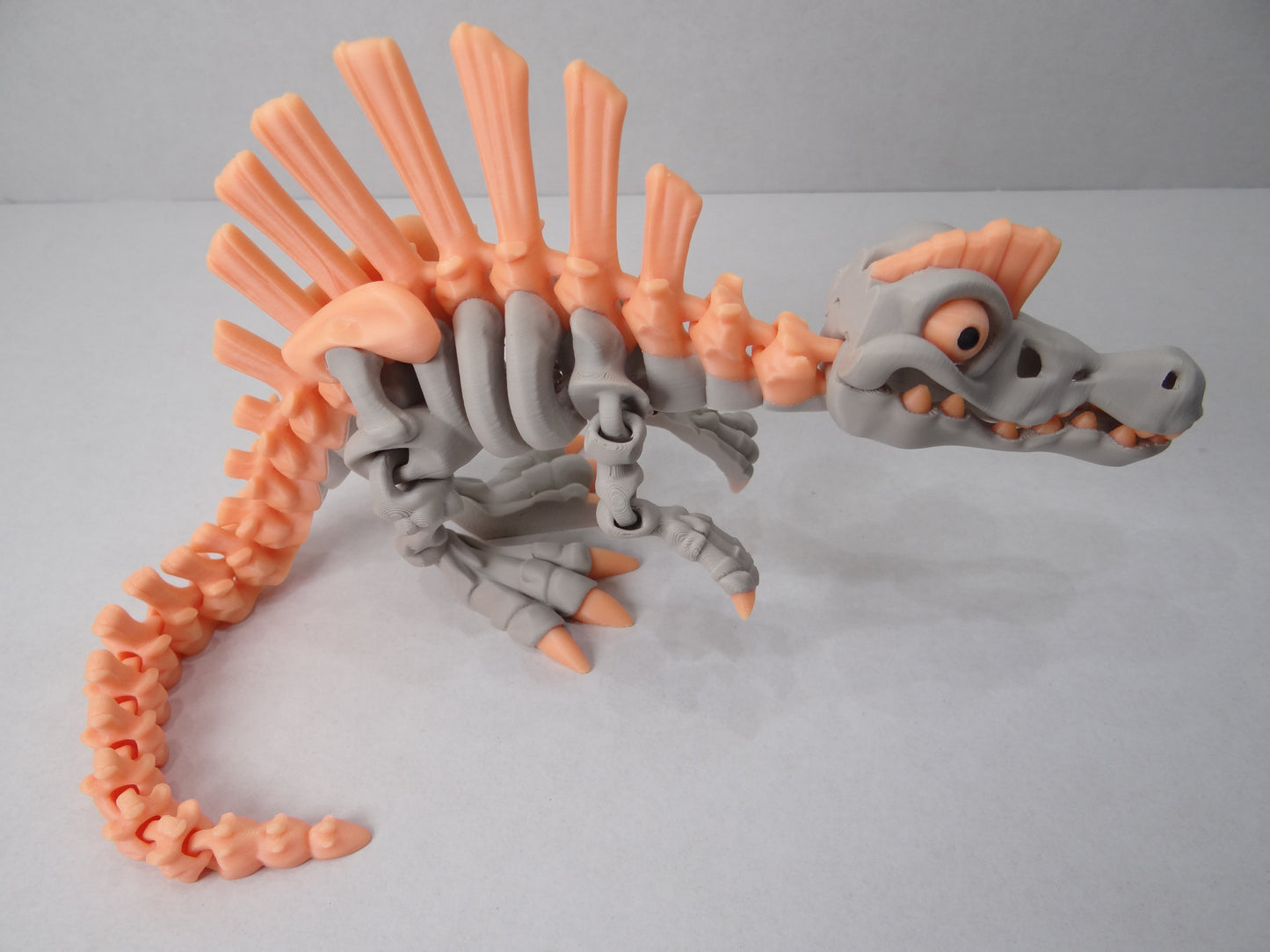 Articulating Skeleton Spinosaurus – 3D Printed Dinosaur Fossil Collectible