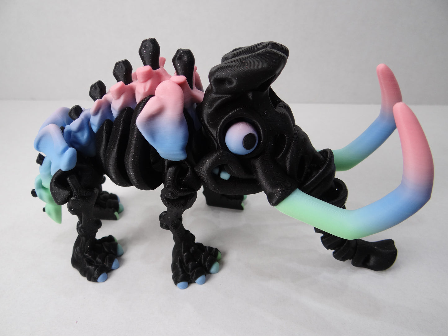 Articulated Mammoth Skeleton – 3D Printed Ice Age Fossil Display Piece
