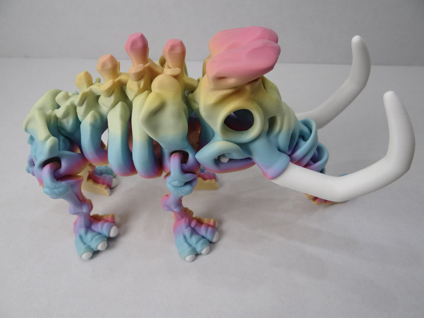 Articulated Mammoth Skeleton – 3D Printed Ice Age Fossil Display Piece