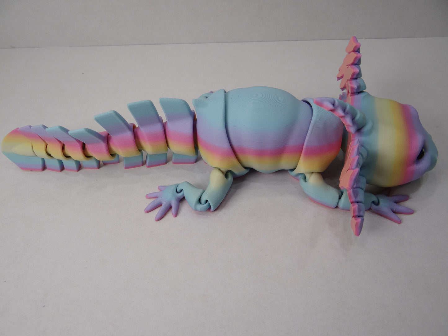 Articulating Axolotl – 3D Printed Poseable Amphibian Shelf or Desk Decor
