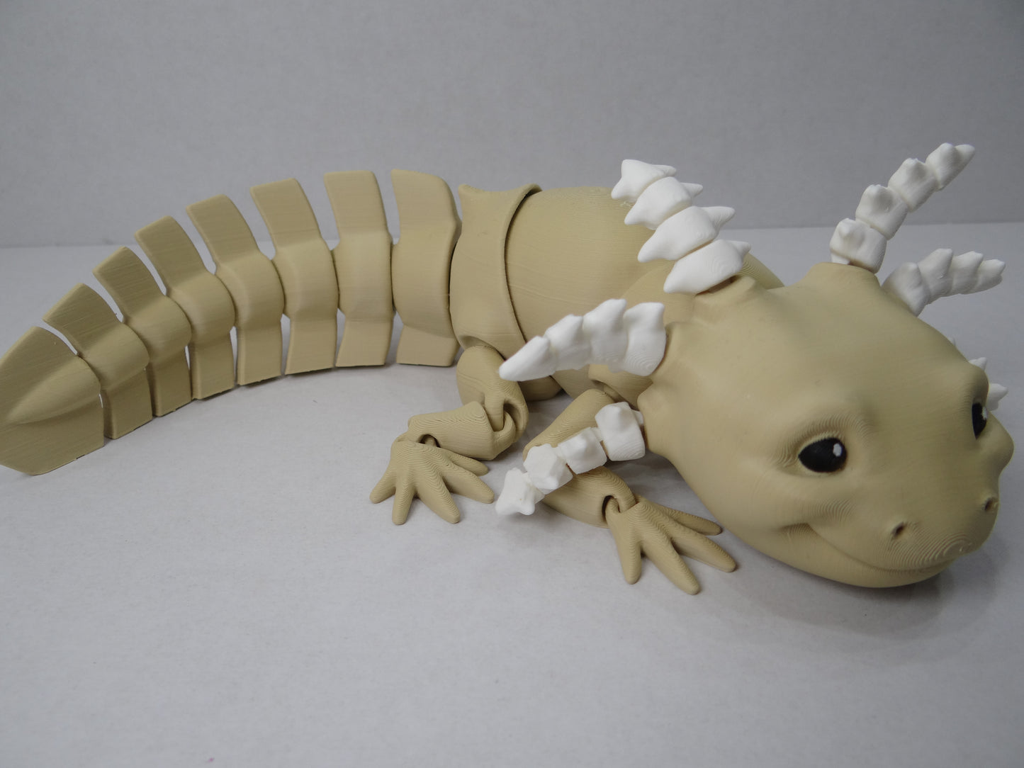 Articulating Axolotl – 3D Printed Poseable Amphibian Shelf or Desk Decor