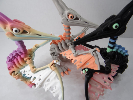 Articulating Skeleton Pteranodon – 3D Printed Prehistoric Flying Reptile