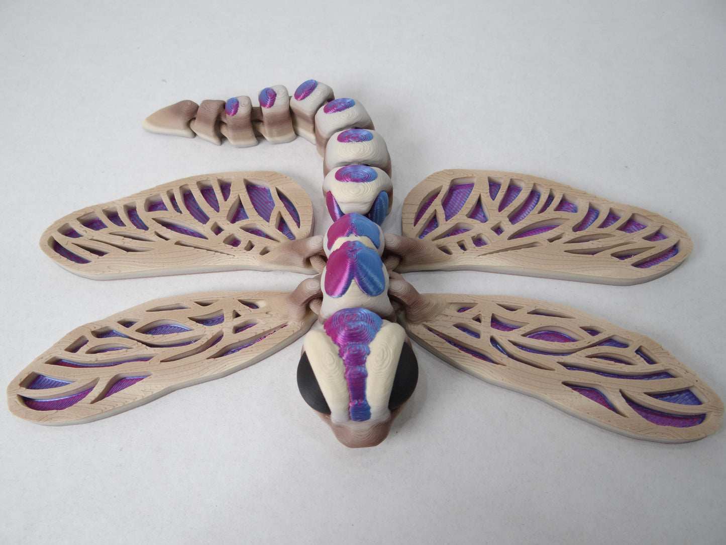 3D Printed Dragonfly – Articulating Insect – Unique Gift – Nature Inspired