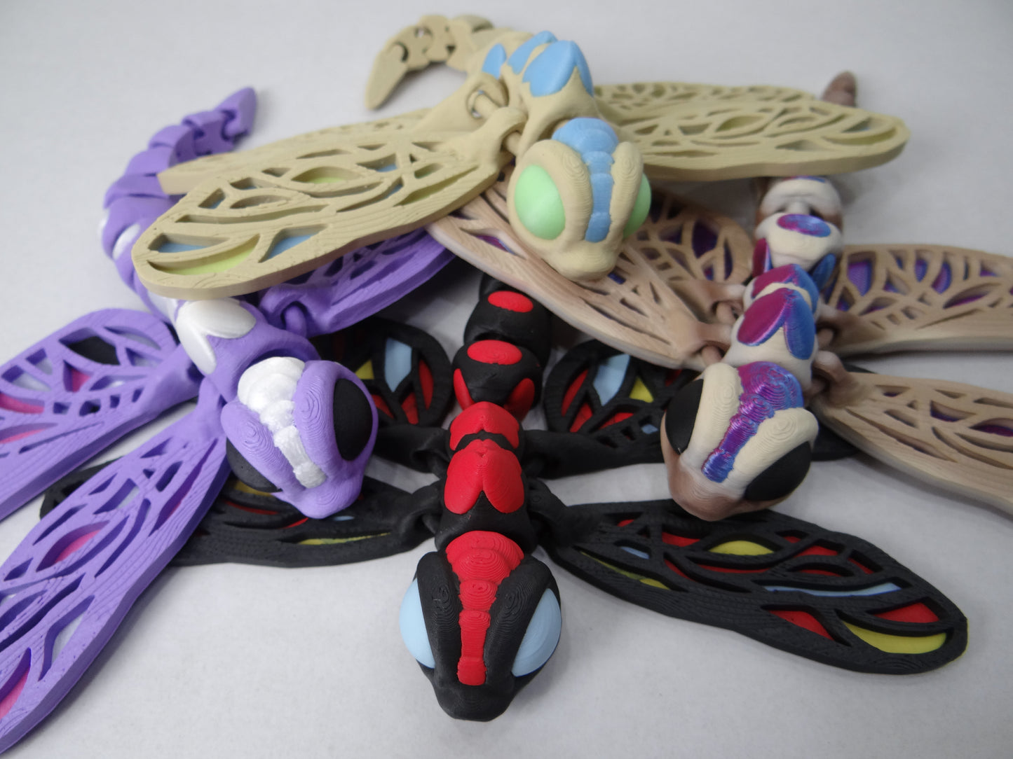 3D Printed Dragonfly – Articulating Insect – Unique Gift – Nature Inspired