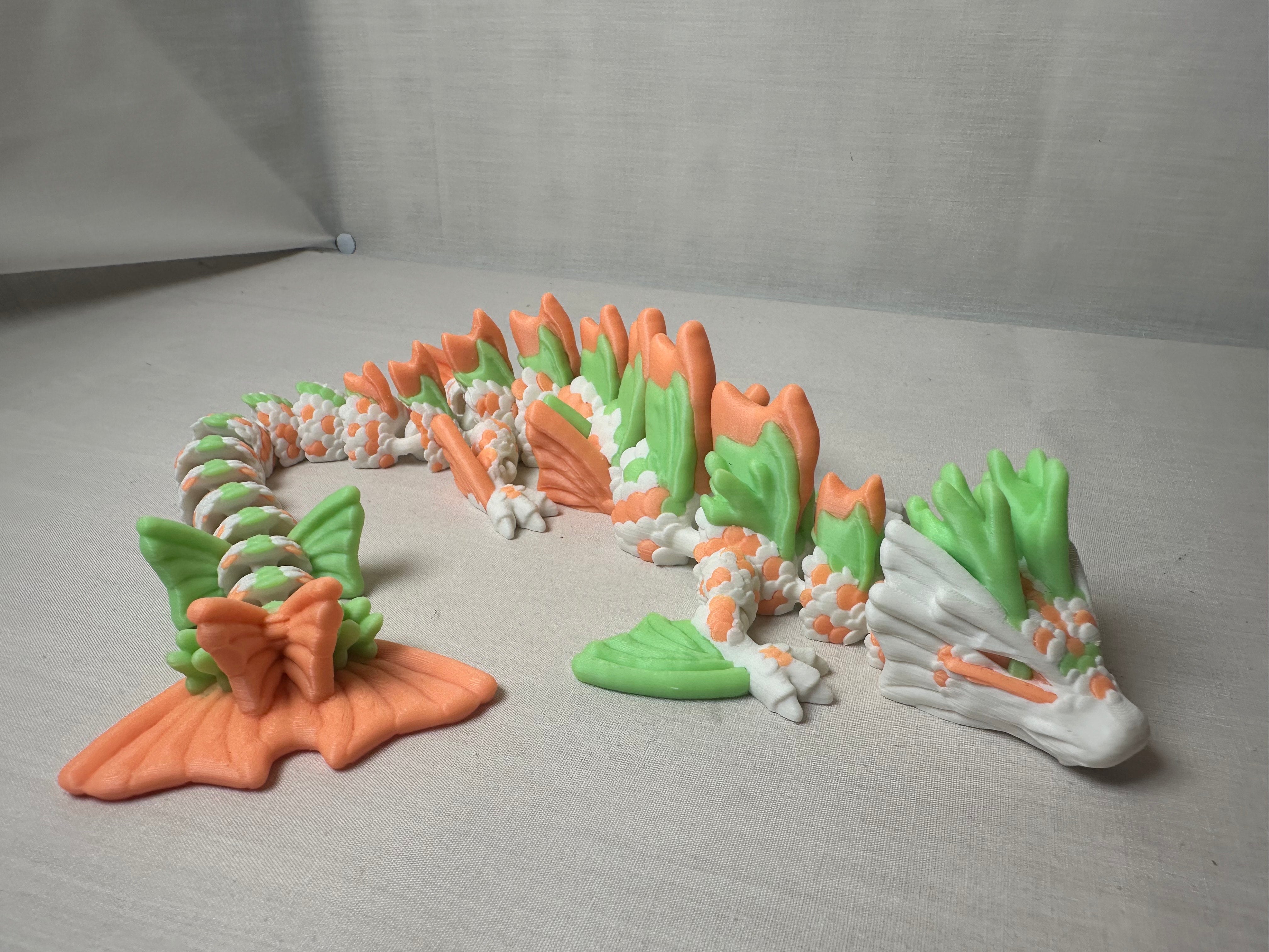 3D Articulating Koi Fish Dragon Decorative Figurine Fidget 3D Articulating Koi Fish Dragon Decorative Figurine Fidget
