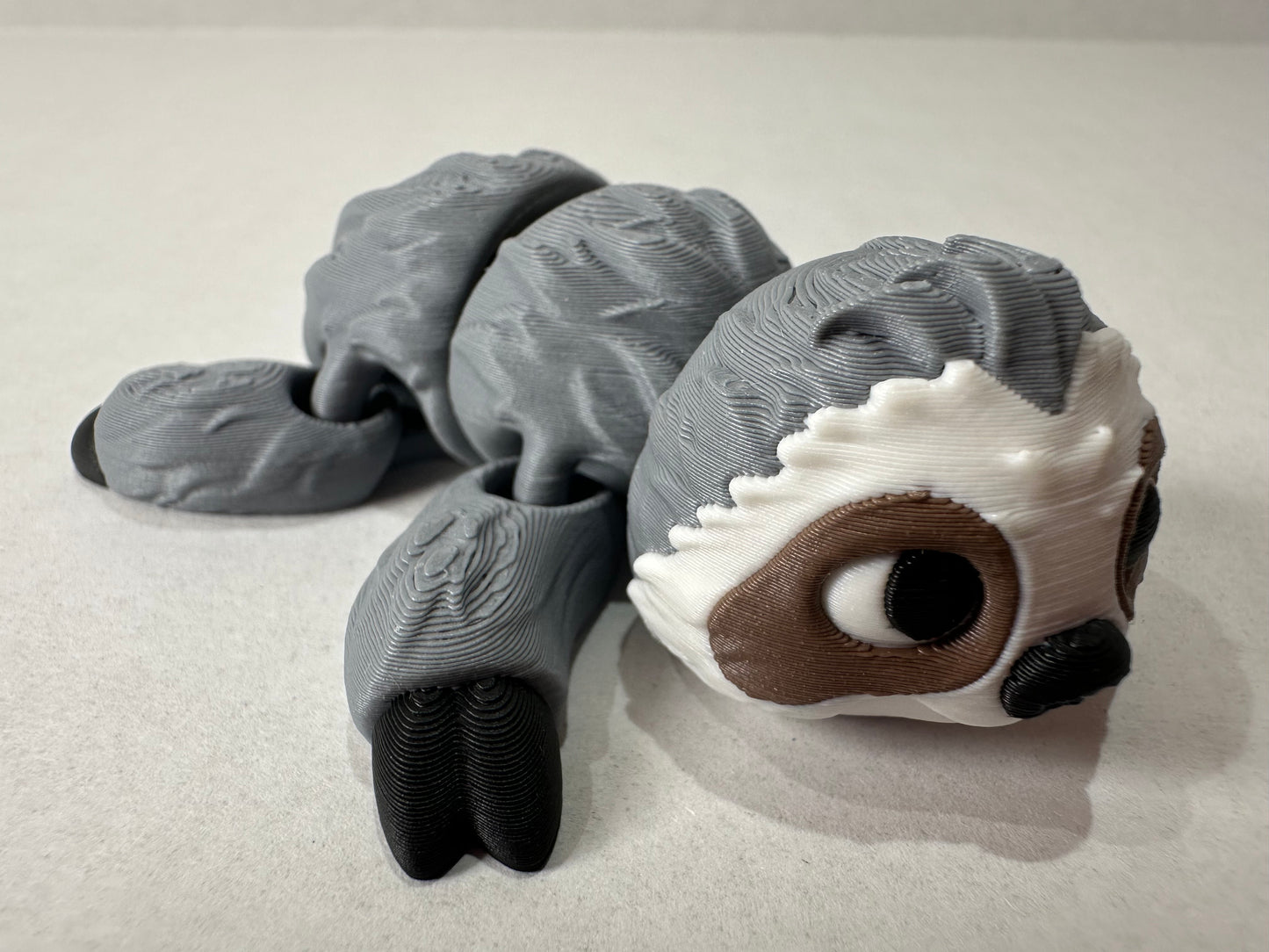 3D Articulating Sloth Decorative Figurine Fidget with Magnets
