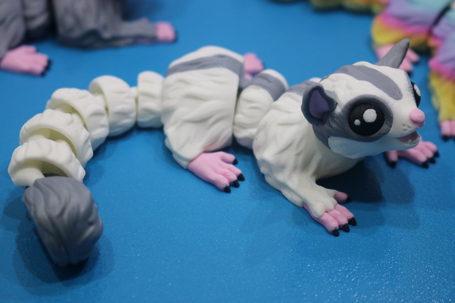 3D Printed Articulating Magnetic Sugar Glider – Cute Poseable Animal Gift