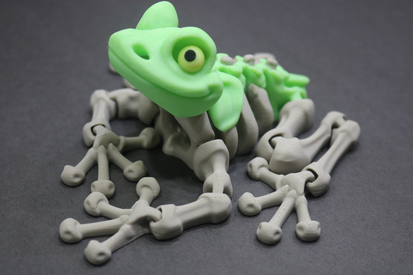 3D Printed Articulating Magnetic Skeleton Frogs – Spooky & Fun Decor