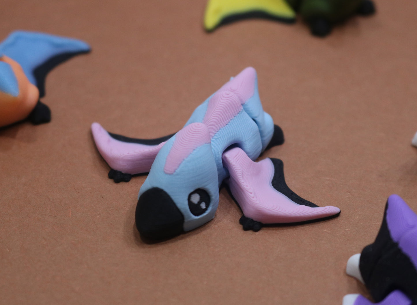 3D Printed Magnetic Articulating Tiny Pteranodon – Cute Dino Fridge Decor