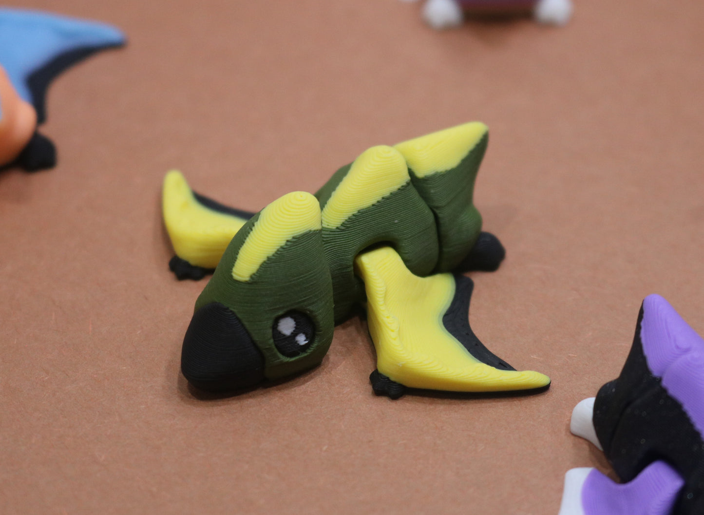 3D Printed Magnetic Articulating Tiny Pteranodon – Cute Dino Fridge Decor