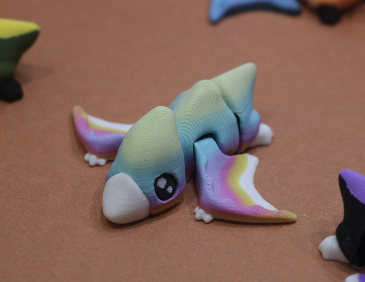 3D Printed Magnetic Articulating Tiny Pteranodon – Cute Dino Fridge Decor