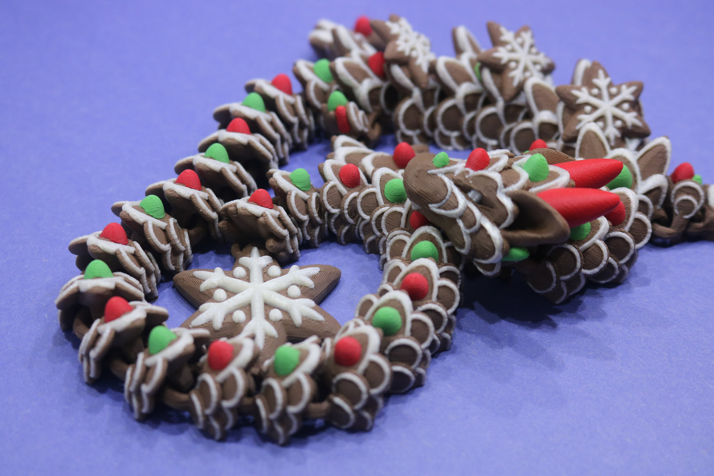 3D Printed Articulating Gingerbread Dragon – Sweet Holiday Fantasy Decor