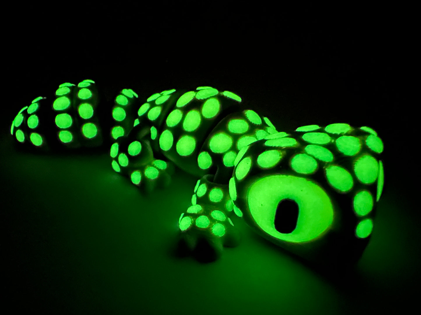 3D Articulating Leopard Gecko Decorative Figurine Fidget with Magnets