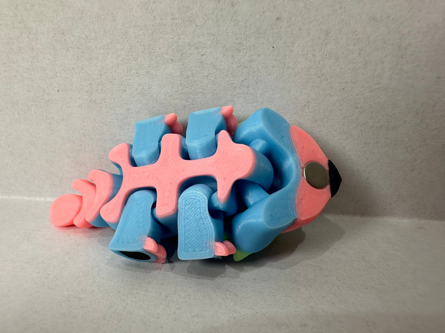 3D Printed Tiny Triceratops Decorative Figurine Magnets
