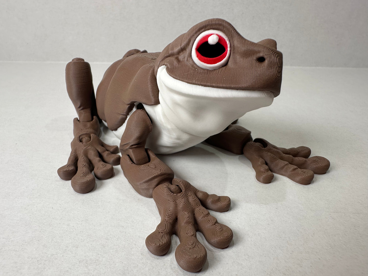 Articulating White's Tree Frog 3D Printed Fidget