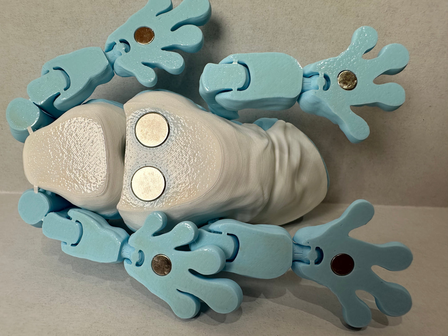 Articulating White's Tree Frog 3D Printed Fidget