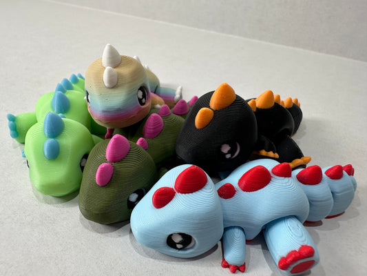 3D Printed Tiny T-Rex Decorative Figurine Magnets