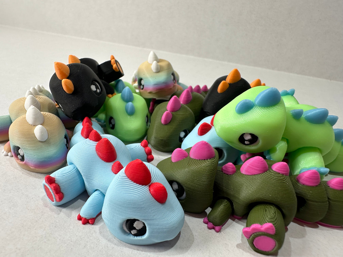 3D Printed Tiny T-Rex Decorative Figurine Magnets
