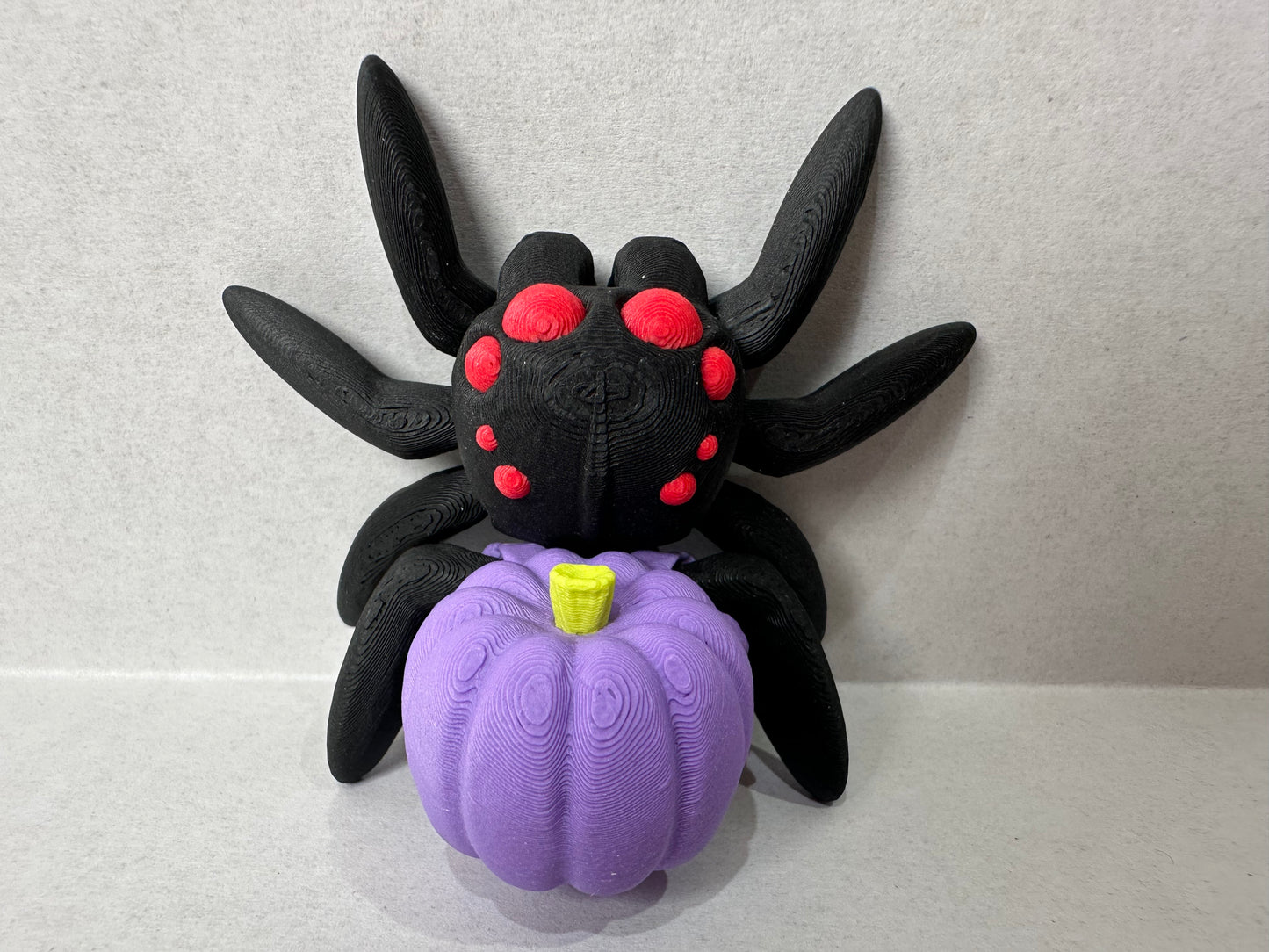 3D Printed Articulating Magnetic Halloween Spider Decorative Figurines
