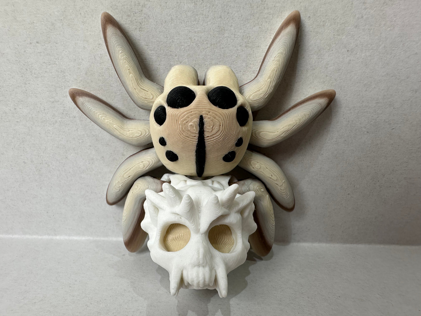 3D Printed Articulating Magnetic Halloween Spider Decorative Figurines