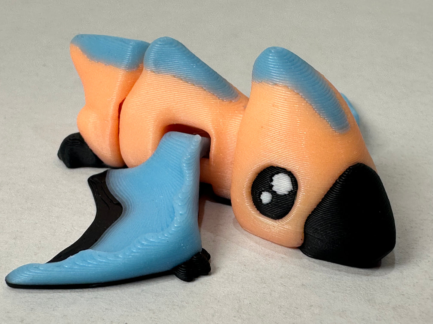 3D Printed Magnetic Articulating Tiny Pteranodon – Cute Dino Fridge Decor