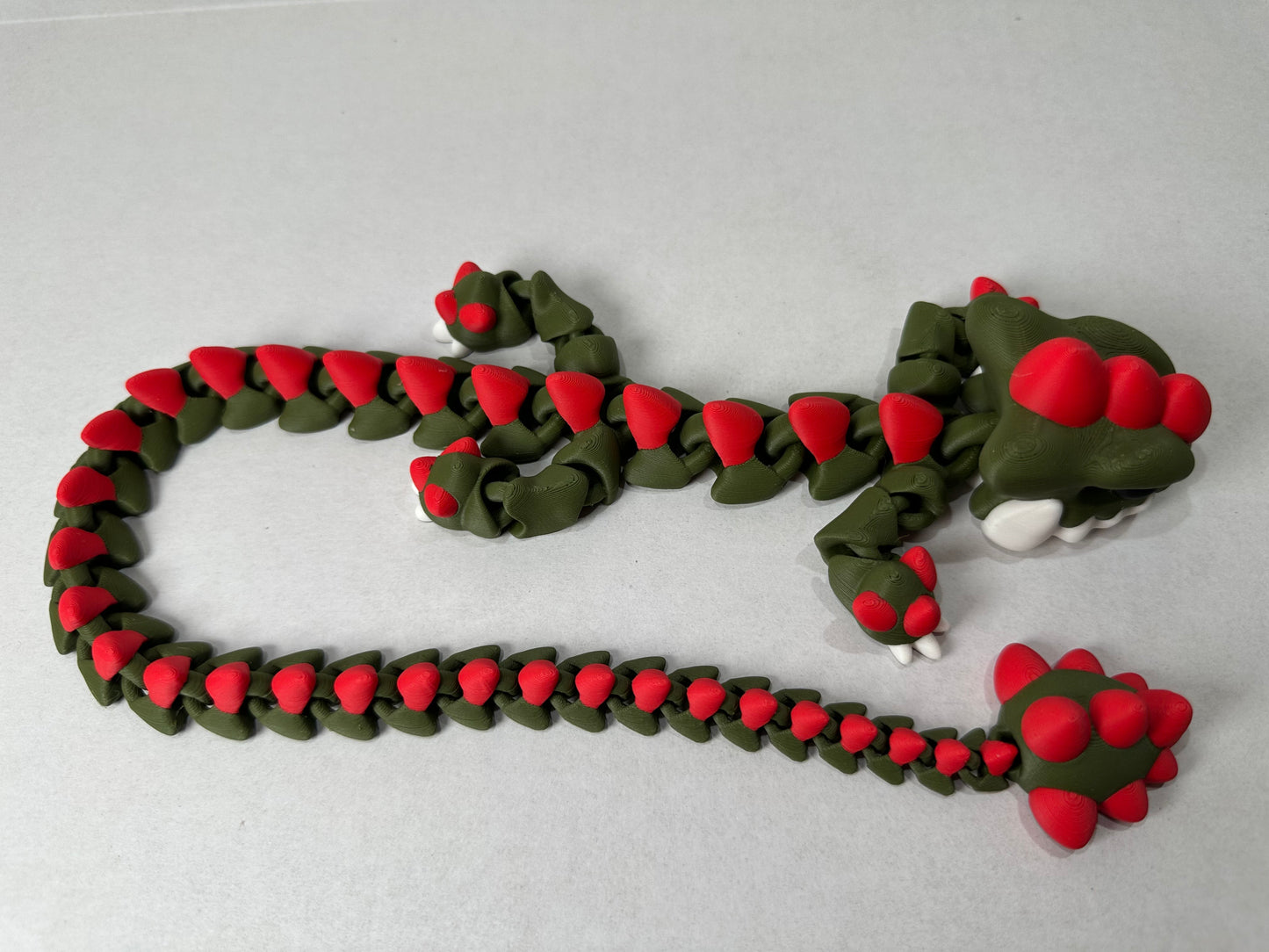 3D Printed Articulating Shadow Dragon – Mystical Fantasy Decor or Gift