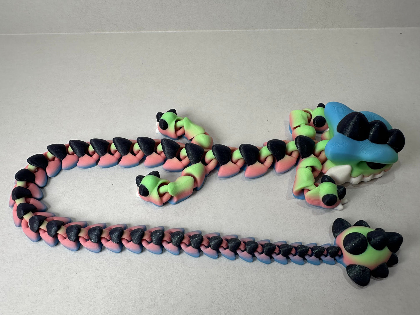 3D Printed Articulating Shadow Dragon – Mystical Fantasy Decor or Gift