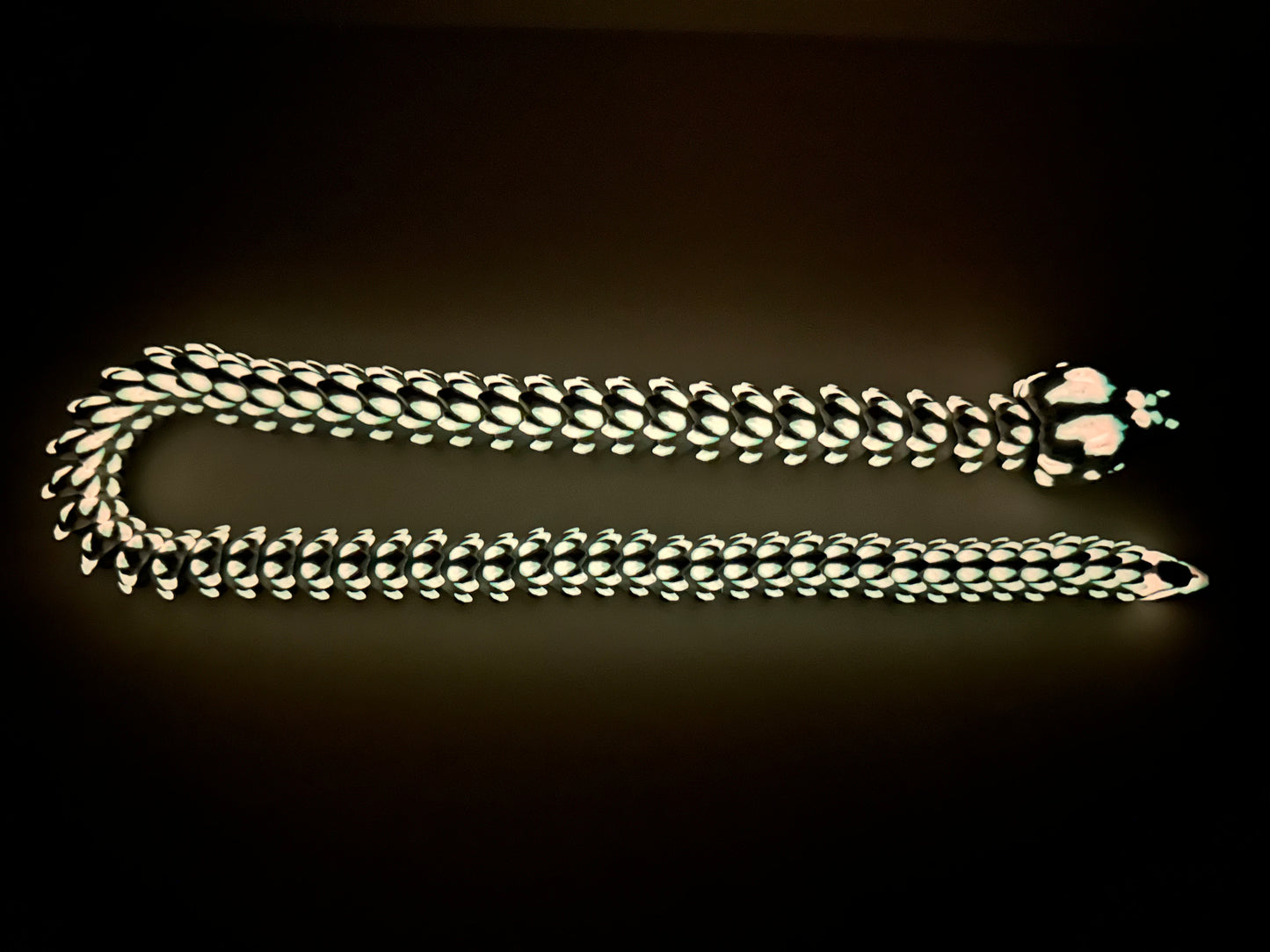 3D Printed Articulating Crystal Snake – Fantasy Decor or Unique Gift