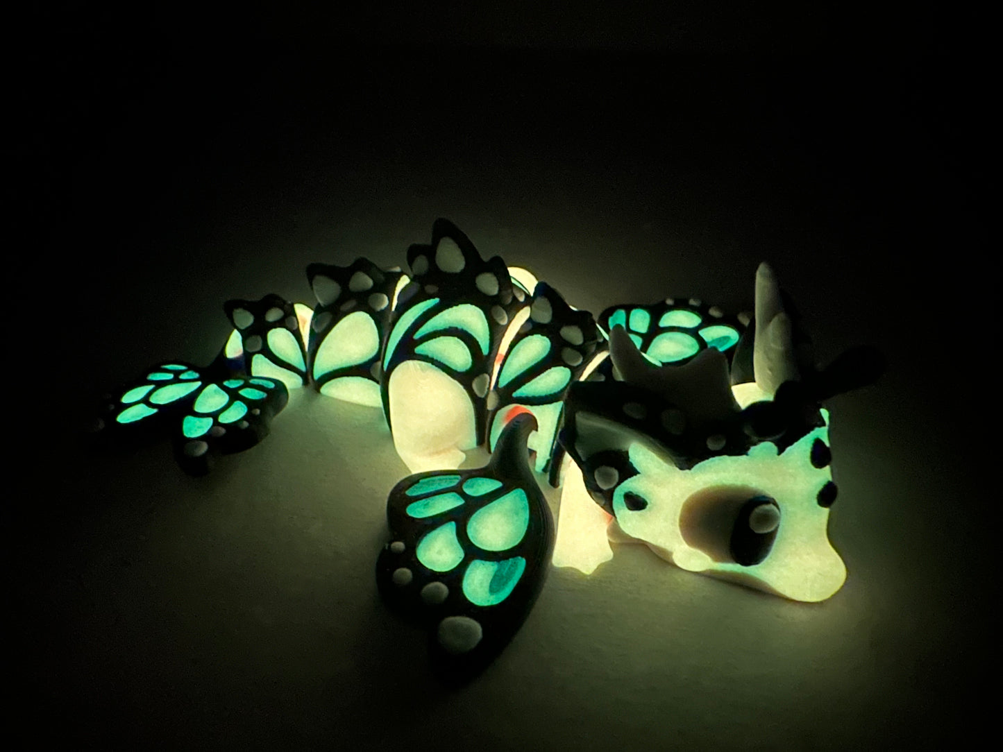 3D Printed Magnetic Baby Butterfly Dragon – Articulating Fantasy Creature