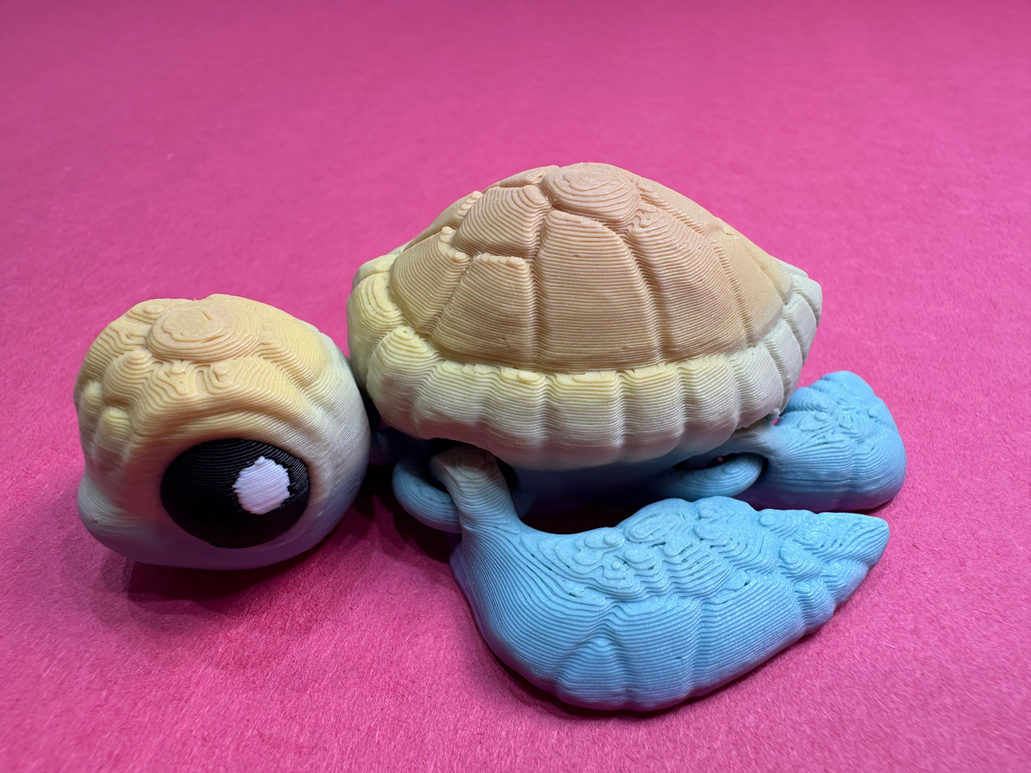 3D Printed Articulating Sea Turtles – Ocean-Inspired Poseable Decor