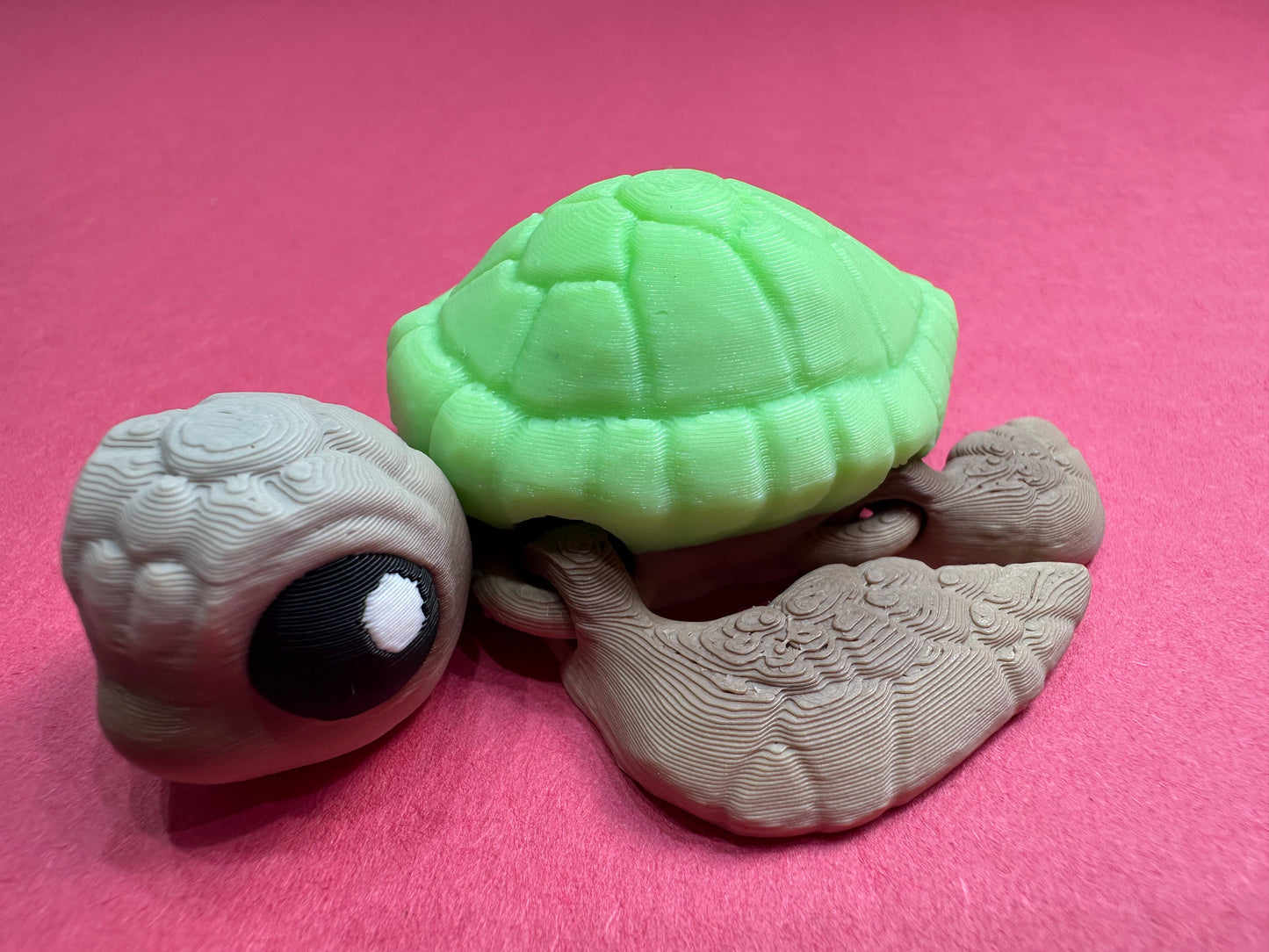 3D Printed Articulating Sea Turtles – Ocean-Inspired Poseable Decor