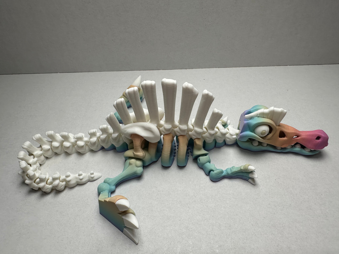 Articulating Skeleton Spinosaurus – 3D Printed Dinosaur Fossil Collectible