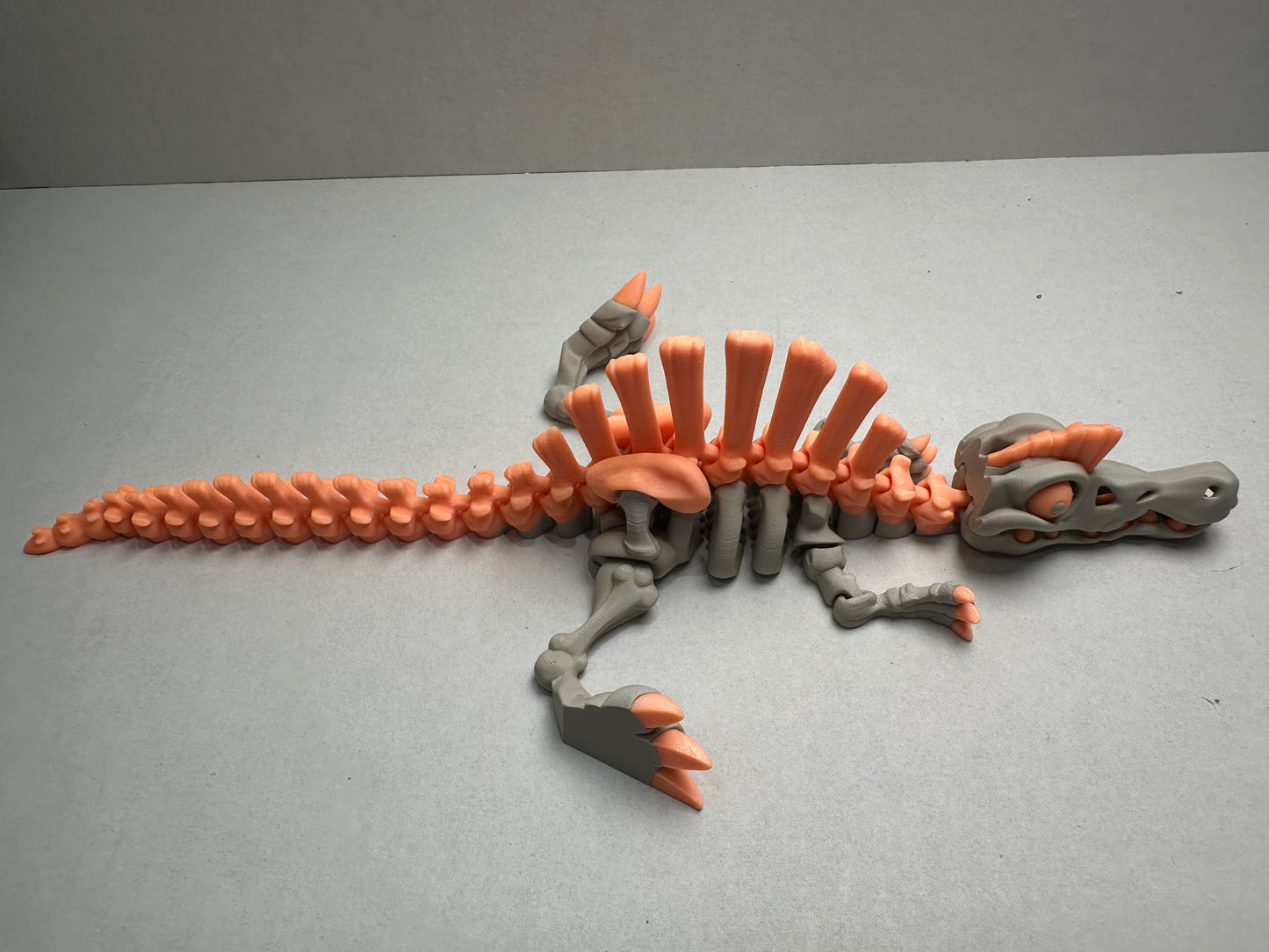 Articulating Skeleton Spinosaurus – 3D Printed Dinosaur Fossil Collectible