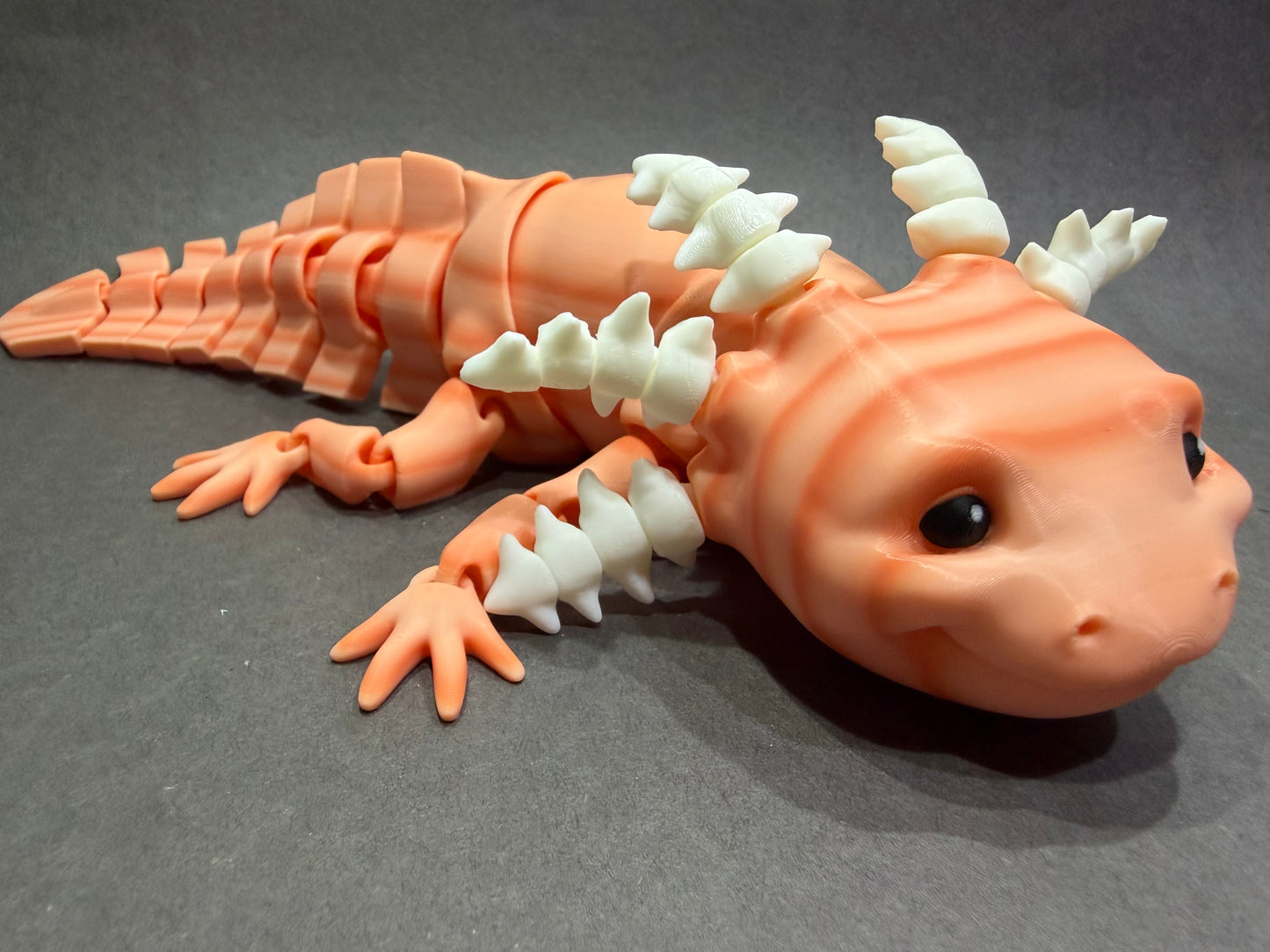 Articulating Axolotl – 3D Printed Poseable Amphibian Shelf or Desk Decor