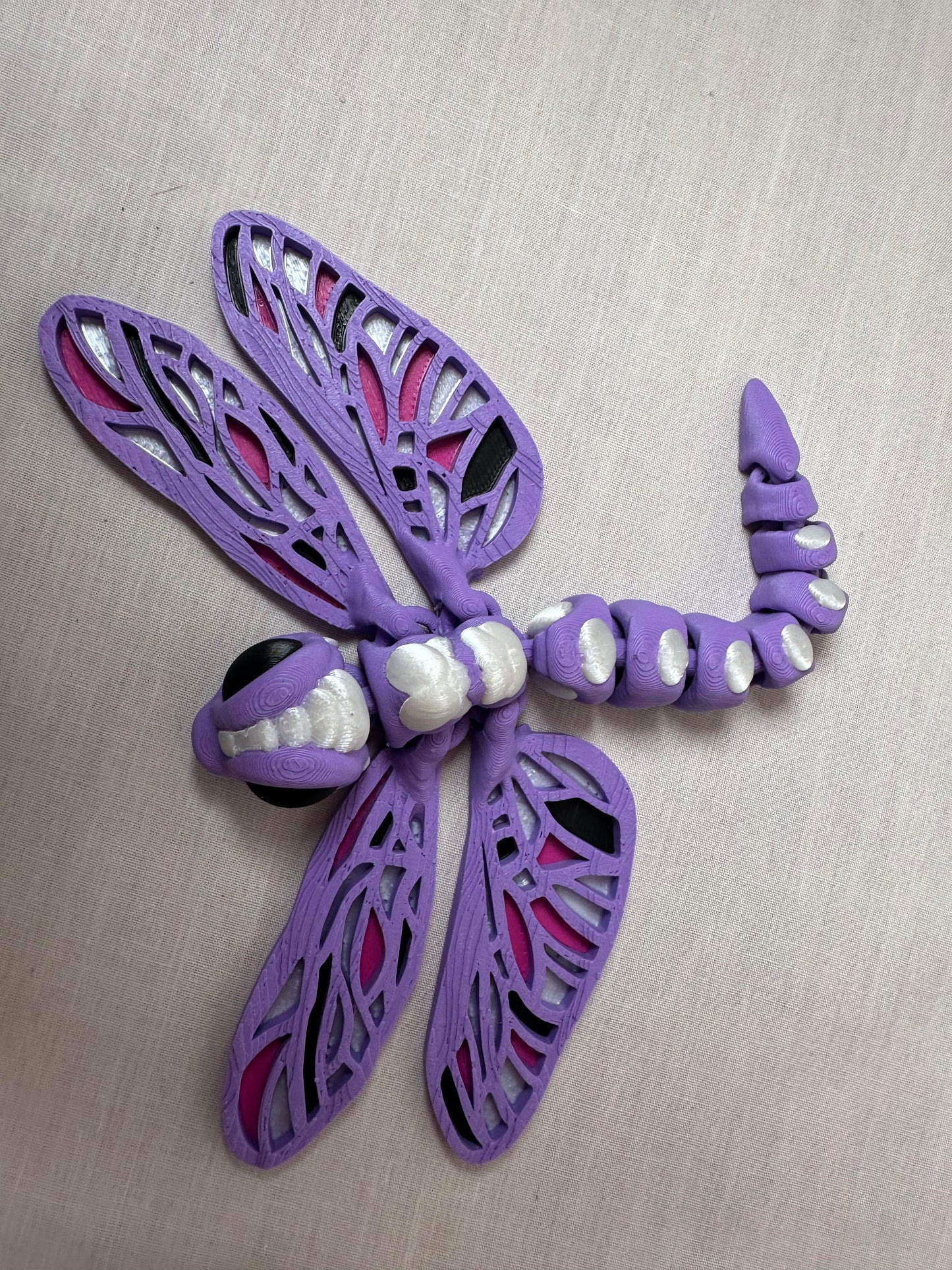3D Articulating Dragonfly Decorative Figurine Fidget