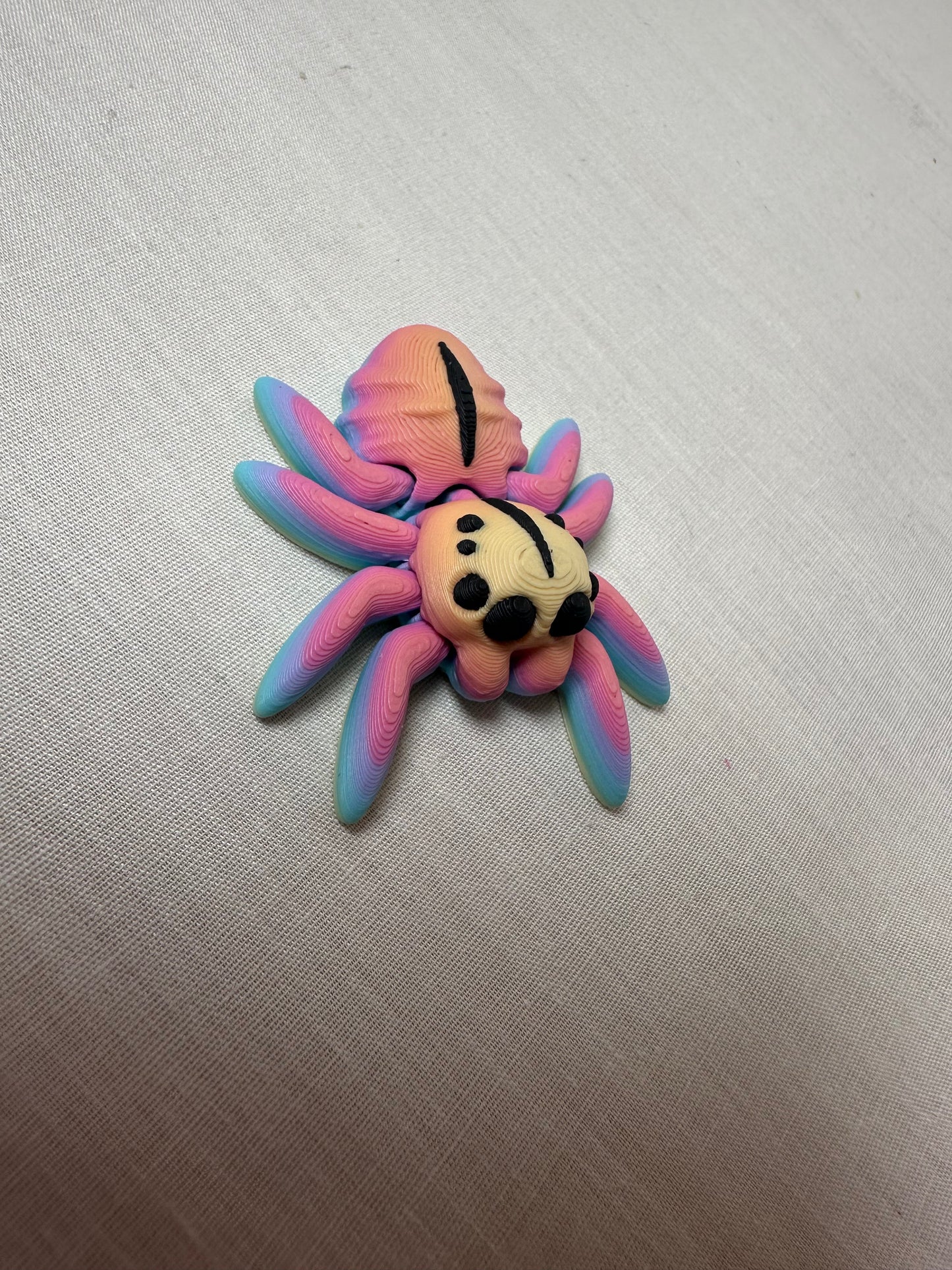 3D Printed Baby Jumping Spider Decorative Figurine