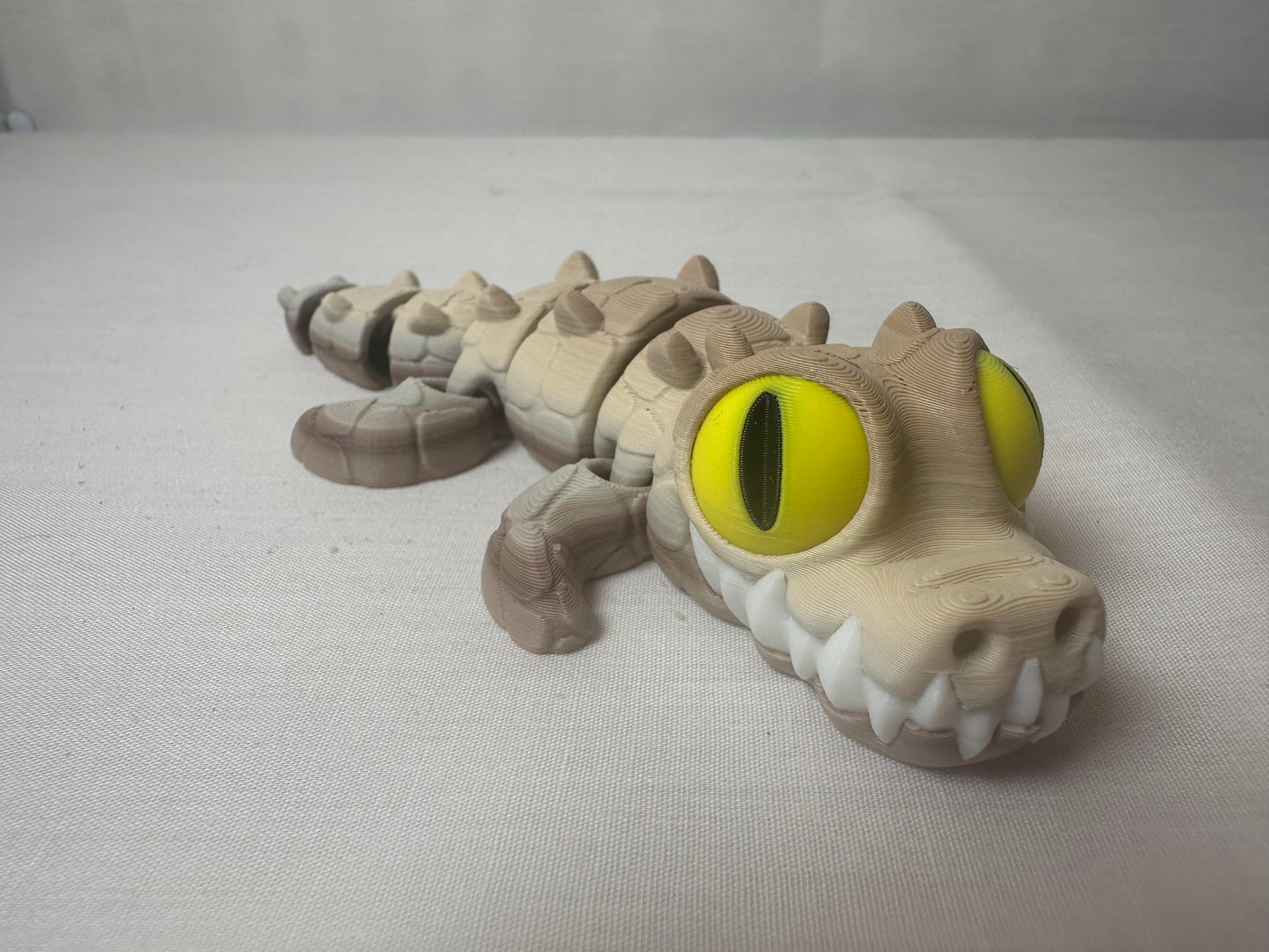 3D Articulating Crocodile Decorative Figurine Fidget