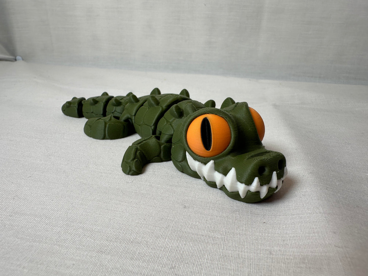 3D Articulating Crocodile Decorative Figurine Fidget