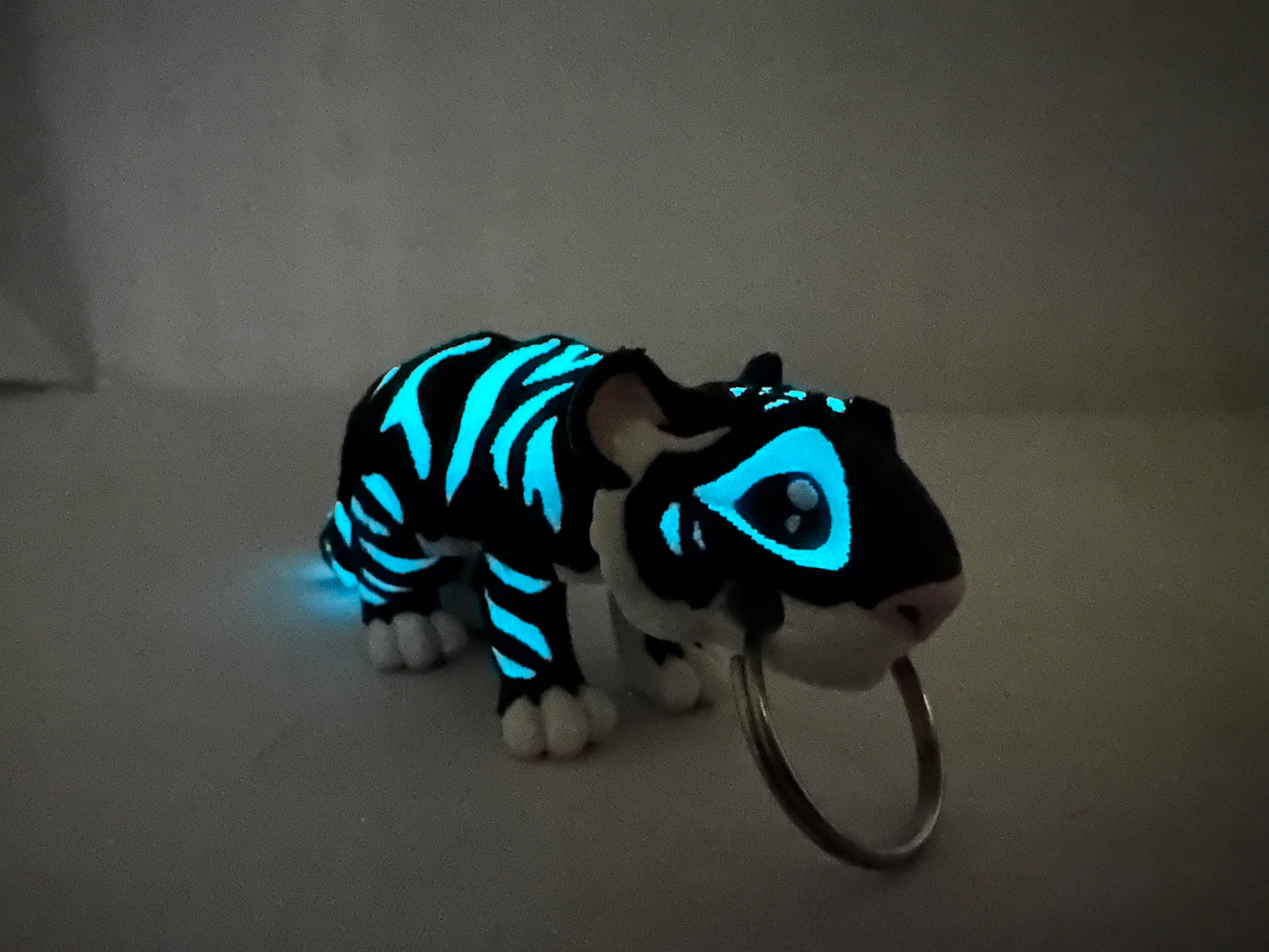 3D Articulated Mini Tiger Display Pieces Fidget or Keychain