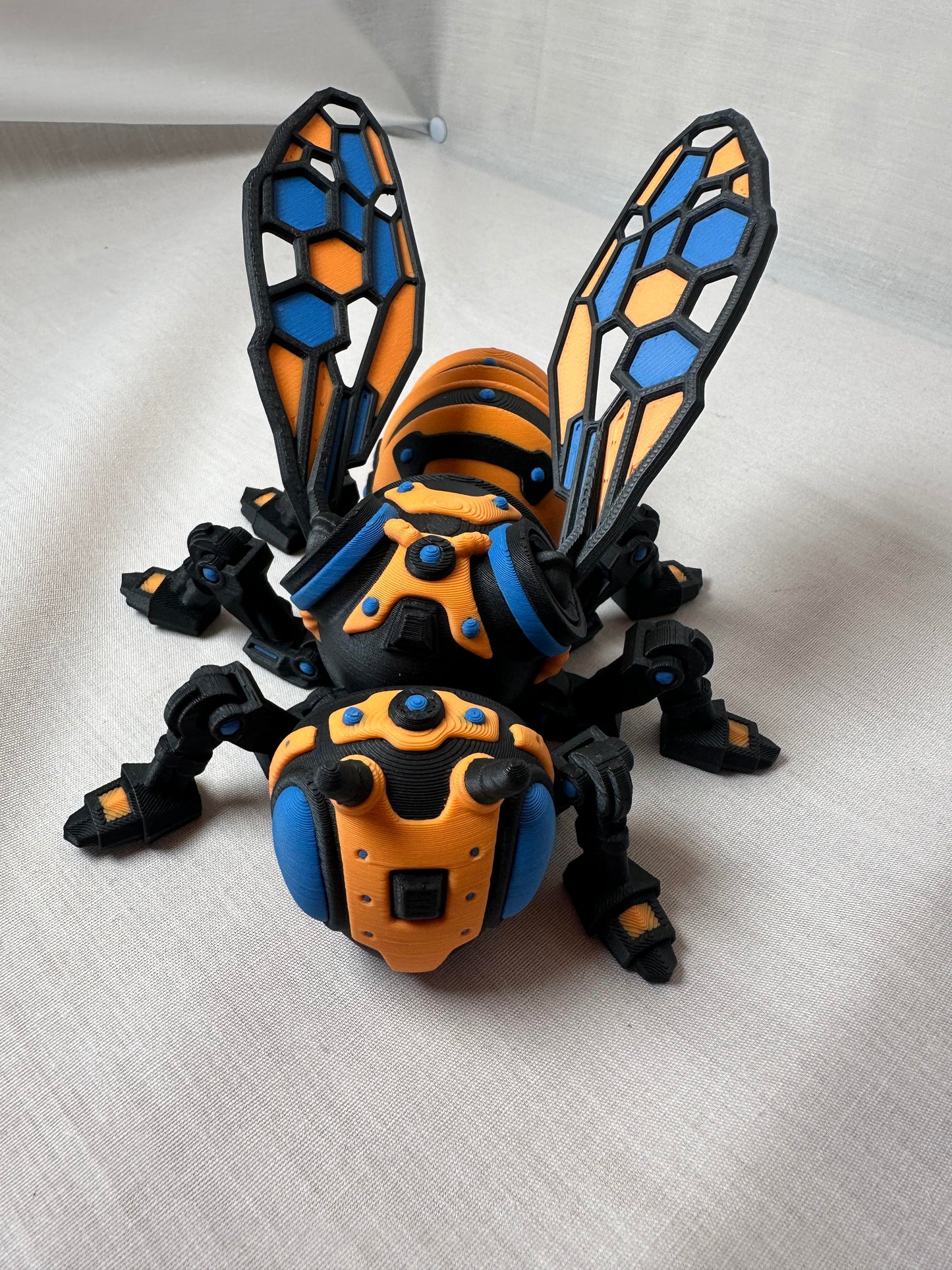 3D Articulating Cyber Bee Decorative Figurine Fidget