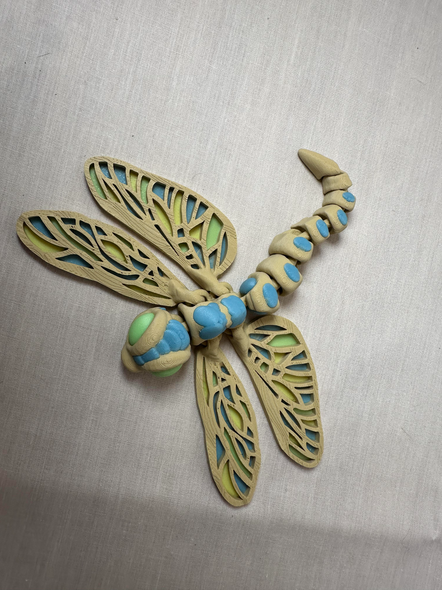 3D Articulating Dragonfly Decorative Figurine Fidget